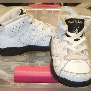 Nike Jordan VI 6 Retro White/Black-Alligator TD Toddler Size 8c 384667 110 v3